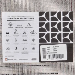 Karaca Kasmir Hali 7/24 Skandinavischer Lagom-Teppich 160x230 cm Outlet