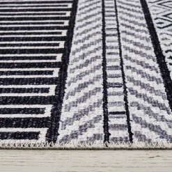 Karaca Kasmir Hali Dekorative Kunst Trend Hitit Teppich 160x230 cm Grau02 Online