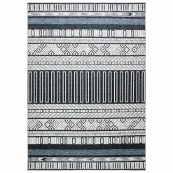Karaca Kasmir Hali Dekorative Kunst Trend Hitit Teppich 80x150 cm Grau02 New