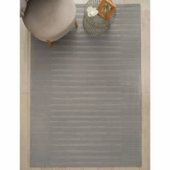 Karaca Kasmir Teppich 7/24 Gloria Riela Grau 80x150 cm Grau02 Best