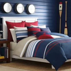 Karaca Nautica Bradford Doppel Bettbezugsset, 200x200, 2x80x80 Best