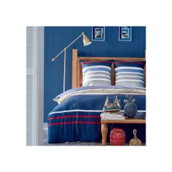 Karaca Nautica Bradford Einzel Bettbezugsset, 135x200, 80x80 Clearance
