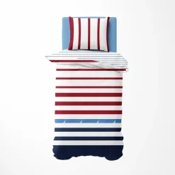 Karaca Nautica Finn Einzel Bettbezugsset, 155X220, 80X80 Outlet