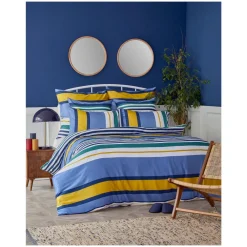 Karaca Nautica Home Dover Bettwäsche Set Satın 155X220 + 80X80 Sale