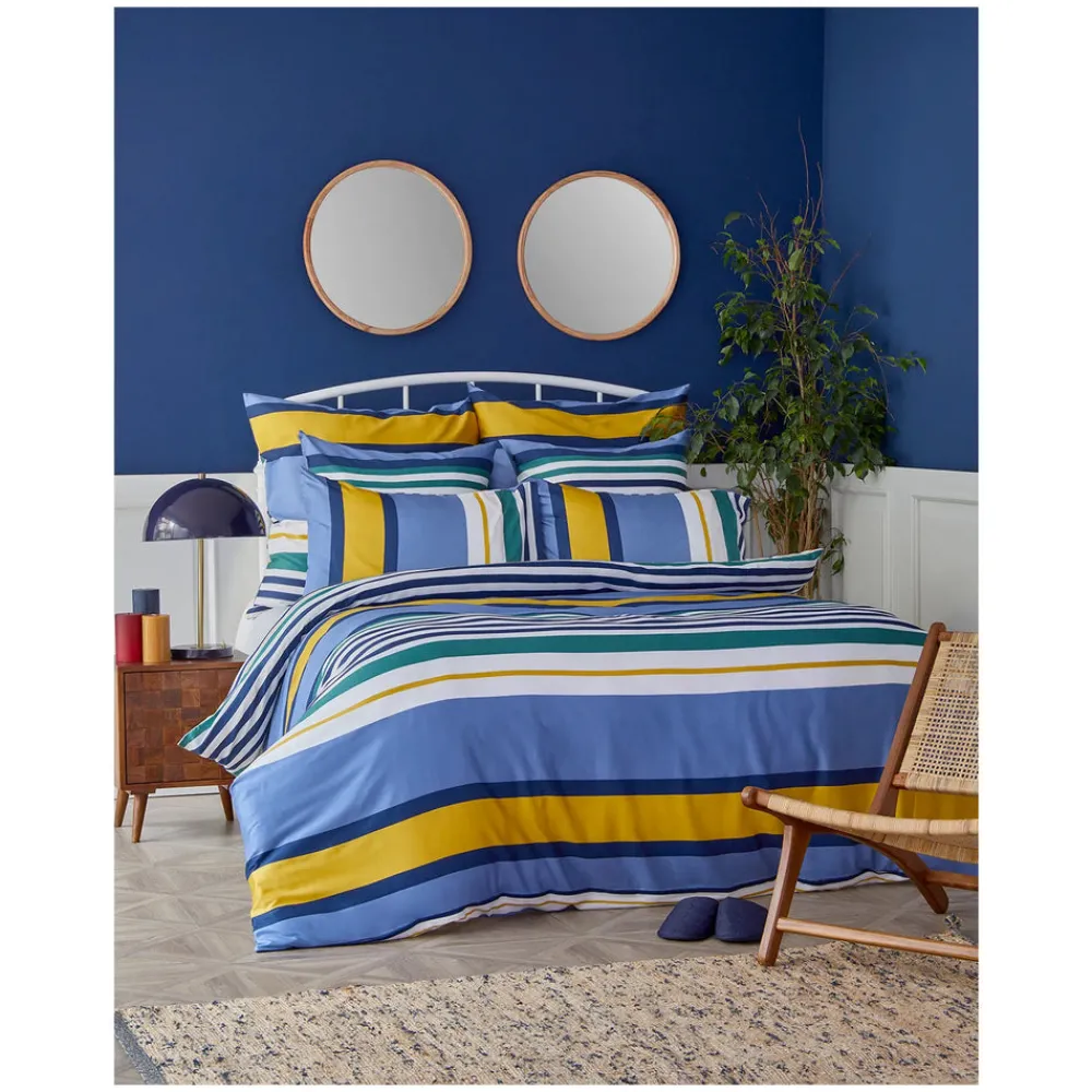 Karaca Nautica Home Dover Bettwäsche Set Satın 155X220 + 80X80 Sale