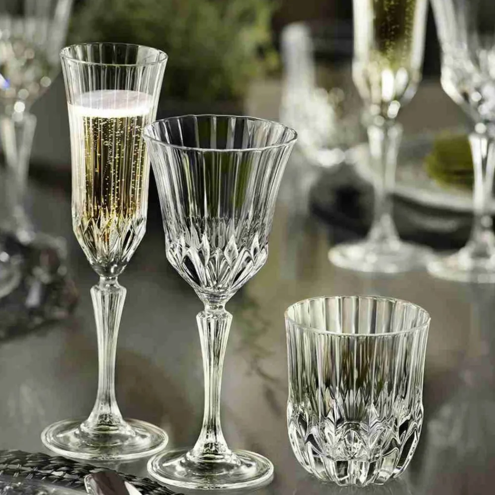 Karaca RCR Adagio 6-teiliges Flöten-Glas-Set 180 ml Klar Best
